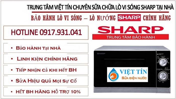 Trung tâm chuyên sửa chữa lò vi sóng Sharp tại nhà uy tín Hà Nội