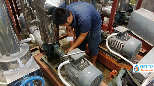 Quy trình sửa máy bơm công nghiệp tại Hà Nội của Việt Tín