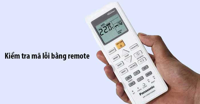 Cách kiểm tra mã lỗi điều hoà Panasonic